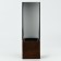 Forest Vase "Forest" made of gray glass 25.5 × 8 × 8 cm