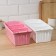 Solvement Plastic organizer for storage, 30.5 × 14.5 × 10.5 cm, with removable partitions, mix of mix