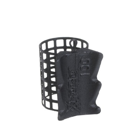 Metallic feeder X-Feeder ME Grip M Perfo, Matt Black, 100 g, 40 ml-1