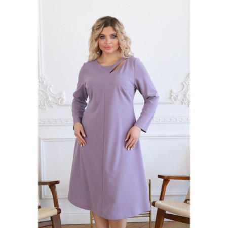 Female dress, size 56, lilac color-12