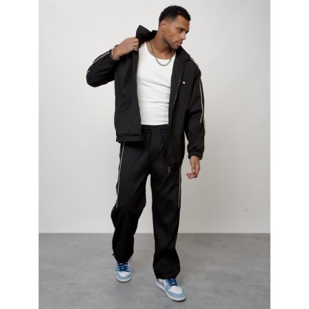 Sports suit men's, size 50, black color-12