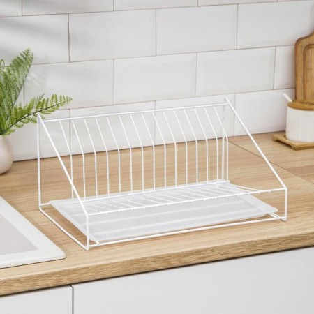 Dishes for dishes with a pallet 38 × 17.5 × 23.5 cm, white color-1