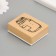 Printing wood, rubber "Bank with a traffic jam" 7x5.5 cm