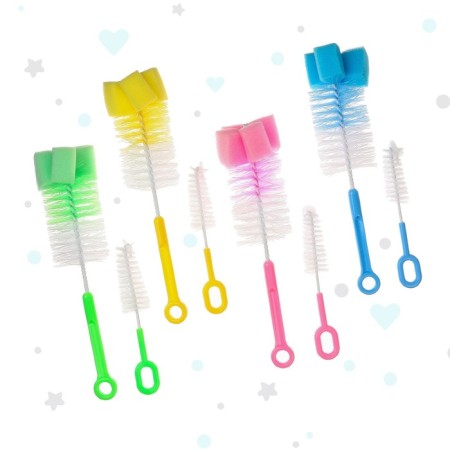 A set of brushes for bottles and nipple, color mix-2