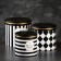 A set of boxes 3 in 1, black, 19.5 x 19.5 x 19 - 15.5 x 15.5 x 15 cm