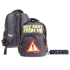 School Bruno VisConti Bruno Remove, 40 x 30 x 19 cm, ergonomic back, pencil case as a gift