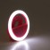 LED ring lamp for Luazon Aks-06, 3 modes, 80 mAh, pink