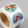 New Year Stick Paper "Beast - Winter Holidays" d = 2.5 cm 252 pcs in roll