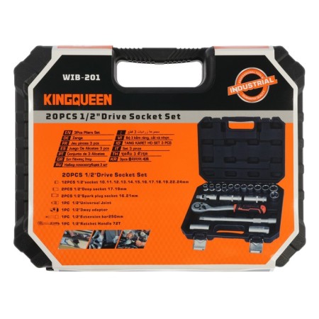 Car tools Kingqueen, Wib-201, 72 teeth, 1/2, 20 items-4