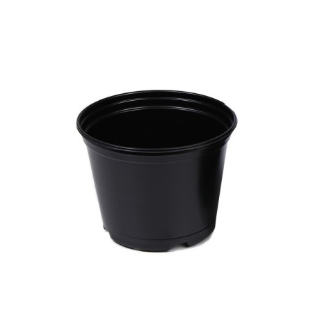 Pot for seedlings, 750 ml, d = 12 cm, h = 10.5 cm, black, Greengo-3