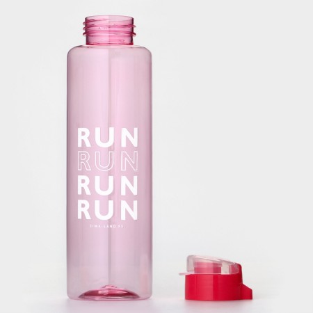Water bottle run, 600 ml, pink color-3