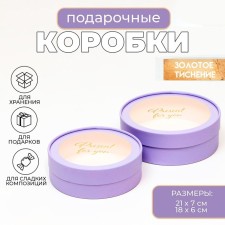 Box - tube 2 in 1, with a transparent lid 