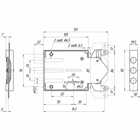 Smeal "Mettam" ZV8 812.1.0, without a end plan, b/o, s/t, b/man, 3 keys-1