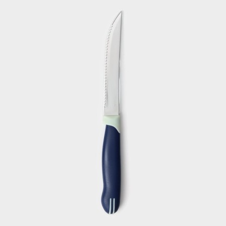 Kitchen knife for citrus shares "Strape", gear blade 11.5 cm, blue color blue-4