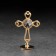 Souvenir "Cross", small, on a stand, with crystals, 4.5x2x6 cm