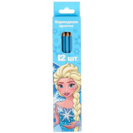 Pencil is simple, 12 pieces, cold heart-5