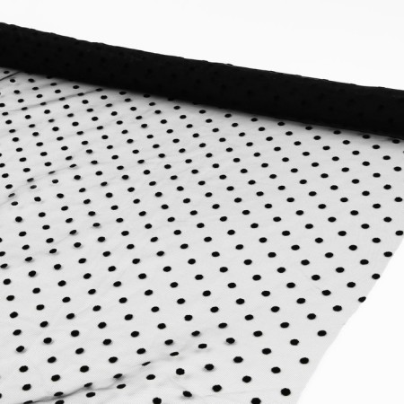 Glass with Flocus "Peas", 150 cm, 1 ± 0.2 m, black color-1