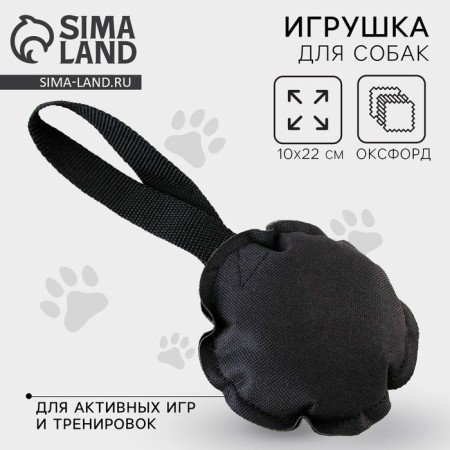 Round toy with 1 handle, black, 10 x 22 cm