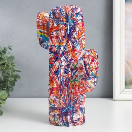 Polystone souvenir "Cactus. Color pencils" 9x19.5x28.6 cm-1
