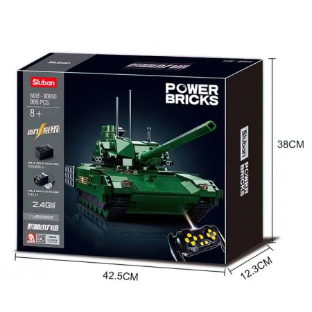 Designer Mechano "Russian Tank", radio control, 995 parts-4