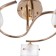 Chandelier 2017/3GD E27 60W gold 47x36x25 cm Bayerlux