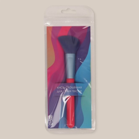 Make-up brush "Pencil", beveled, 15 (+/- 1) cm, pink/purple color-5