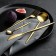 A set of four cutlery "with love", 26.5 cm