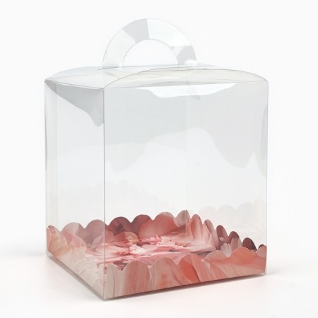 Confectionery box, chest, packaging, “Shine flowers”, 16 x 16 x 18 cm-2