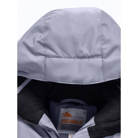 Ski costume for a boy, height 116 cm, gray color-6