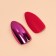 Patch nails, 12 pcs, with adhesive plates, almond shape, matte/chrome, red, pink