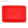 Deep toilet with a mesh of 36 x 25 x 9 cm, red