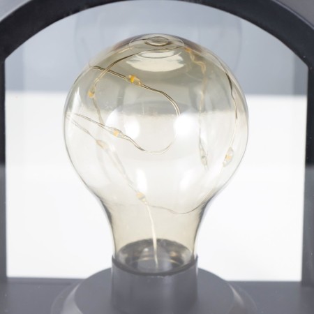 Nightlight "lantern" LED from batteries 3HAAA Black 9.5x13x18 cm Risalux-4