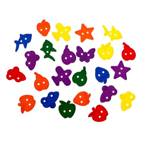 Labor "Funny figures" in a bank, 24 pieces, mix, according to the Montessori method-5