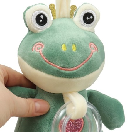 Musical Suspension “Frog”, groovy, with a rattle, on a crib, stroller, crumb me-9