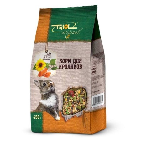 Triol food for rabbits, 450 g-1