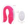 Vibrator for steam, with vacuum-wave stimulation of the clitoris, USB, USB, 10 modes, pink