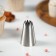 Confectionery nozzle "French star", d = 3.5 cm, output 1.5 cm, stainless steel