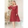 Women's dress, size 52, red color