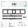 Black Black 55 "-100" Max.75kg wall tilt