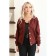 Cardigan female, size 44, burgundy color