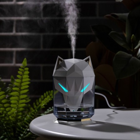 Air humidifier Luazon HM-12 "Volk", ultrasonic, 650 ml, 2 W, submersible, USB, white-2