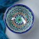 Rishtan ceramics "flowers" 15 cm, small, blue