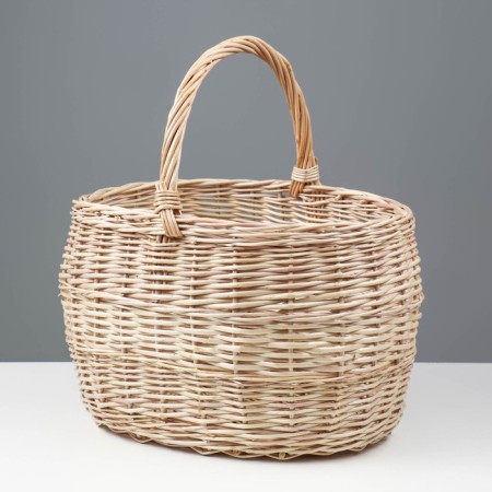Mushroom basket, No. 3, 36 × 30 × 40 cm, 12 l, manual weaving, vine-1