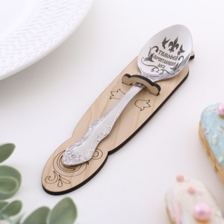 A spoon is registered, tea, with an engraving "Timofei", h = 14