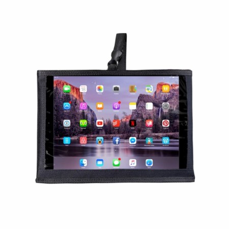 Siger tablet holder, for a car headrest, cloth-1