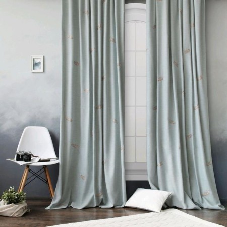 Set of curtains "Mika", size 145 x 270 cm - 2 pcs, blue