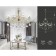 Crystal chandelier with Ambrella Light, Classic, Tr4926, 8HE14, Gold, White Color