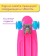 Penniboard Onlytop, 56x15 cm, light wheels PU 60x45 cm, aluminum frame, fuchsia color