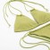 Separate Minaku swimsuit with ties is green color, size 48