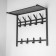 A hanger with a shelf of 2-long Toronto 22, 67 × 27 × 58.5 cm, color graphite